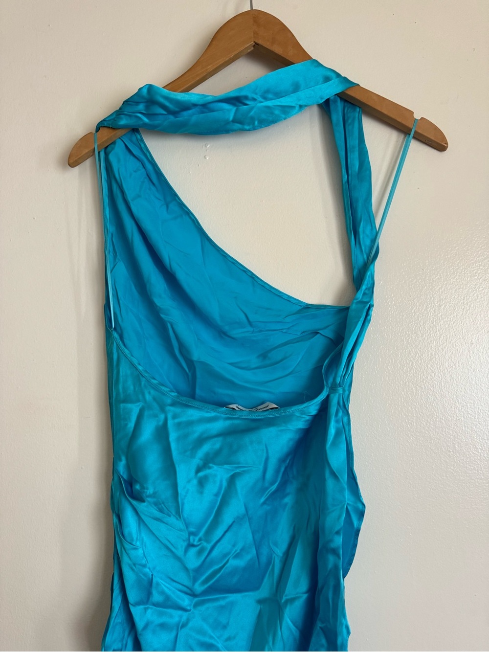 Amanda Uprichard Jaida Maxi in Marina Silk Gown Dress - Picture 9 of 11